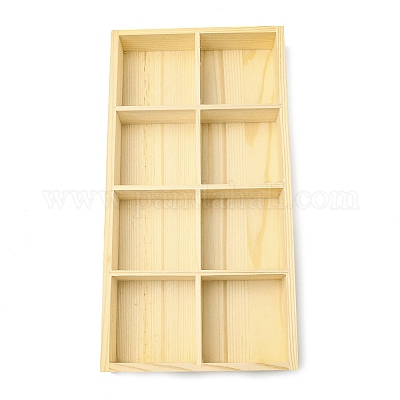 Деревянный ящик для хранения&nbsp;LS-AJEW-M210-01B-1