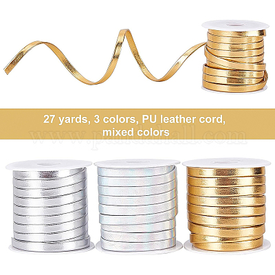 27 ярд шнура из искусственной кожи 3 цветов&nbsp;LC-BC0001-03-1