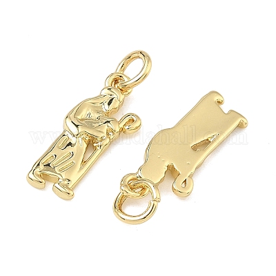 Латунные подвески&nbsp;KK-B170-21G-1