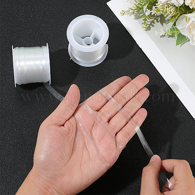 20м плоский эластичный шнур из термопластичного полиуретана (ТПУ)&nbsp;DIY-WH20053-50A-1