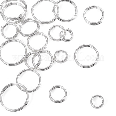 20 шт. 5 стиля 925 разъемных кольца из стерлингового серебра&nbsp;STER-TA0001-49-1