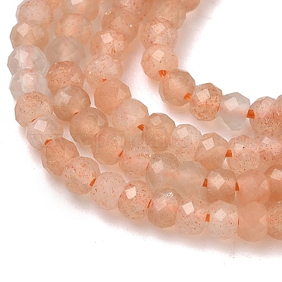 Натуральный персиковый лунный камень&nbsp;G-B168-C10-01-1