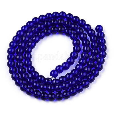 Прозрачные стеклянные бусины&nbsp;LS-GLAA-T032-T4mm-15-1