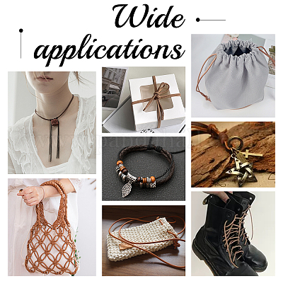 Круглые шнуры кожзаменитель&nbsp;LC-WH0007-02-1