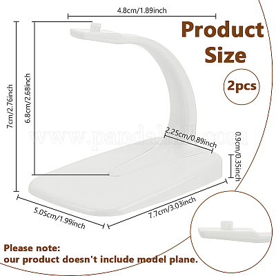 Пластиковые стенды для моделей самолетов&nbsp;ODIS-WH0030-119A-1