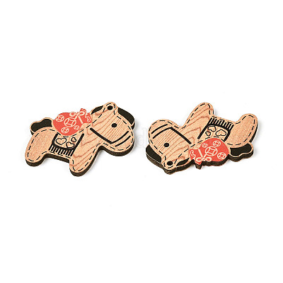 Печатные деревянные подвески&nbsp;WOOD-T033-01B-1