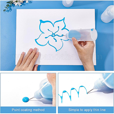 Пластиковые клей бутылки&nbsp;DIY-BC0009-16C-1