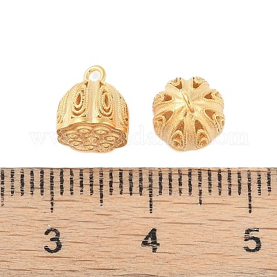 925 серебряная подвеска в форме полого стручка лотоса&nbsp;LS-STER-P060-21G-1