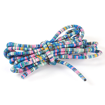 5 м шнур с эластичной обмоткой в этническом стиле&nbsp;OCOR-TA0002-44A-1