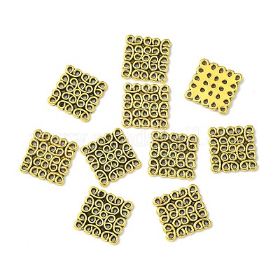 Филигранные соединения тибетского стиля&nbsp;LS-TIBEP-EA166YKG-AG-FF-1