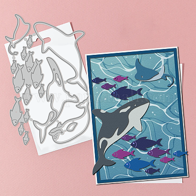 Углеродистая сталь разрезает трафареты DIY-WH0309-1903-1