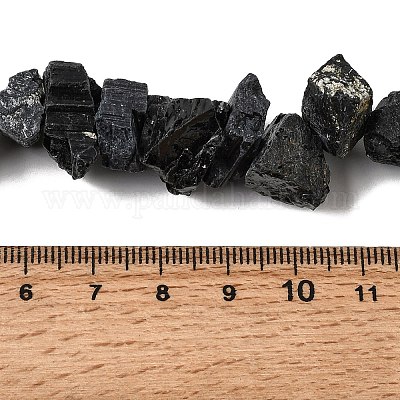 Натуральный черный турмалин бисер нитей&nbsp;G-I283-F12-1