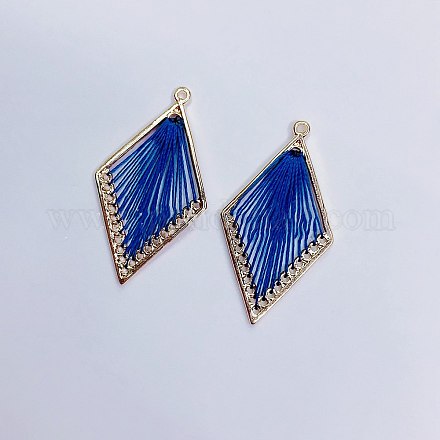 Подвески из ткани из сплава&nbsp;FIND-WH0111-452C-1