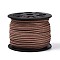 Faux Suede Cord, Faux Suede Lace, Sienna, 2.7x1.4mm, about 98.42 yards(90m)/roll
