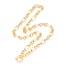 Unisex PVD Vacuum Plating 304 Stainless Steel Figaro Chain Necklaces, with Toggle Clasps, Golden, 20.47 inch(52cm)