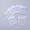 Pearl Gauze Bags, Organza Pouches for Potpourri, White, 9x7cm