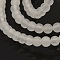 Natural White Jade Round Beads Strands, 4mm, Hole: 1mm, about 87~90pcs/strand, 14.7 inch