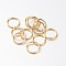 Eco-Friendly PVD Vacuum Plating & Long-Lasting Plated Brass Open Jump Rings, Golden, 20 Gauge, 7x0.8mm, Inner Diameter: 5.4mm