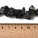 Натуральный черный турмалин бисер нитей&nbsp;G-I283-F12-5