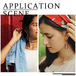 240шт 6 стильный латунный конец шнура&nbsp;KK-TA0001-28