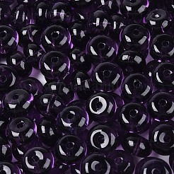 Стеклянные бусины прозрачных цветов&nbsp;SEED-N007-39B-04