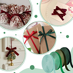 4шт. 4-х цветная бархатная лента-спандекс&nbsp;OCOR-BC0008-89