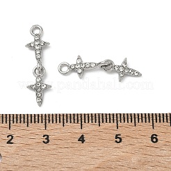 Подвески из сплава и страза&nbsp;PALLOY-P317-01P