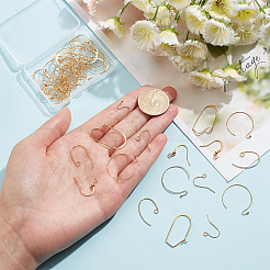 60 шт. 6 латунных крючка для сережек&nbsp;KK-BC0008-64