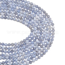 Натуральный голубой кружевной агат бисер нитей&nbsp;G-C280-B07-8mm