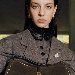 10 шт. броши из сплава листьев&nbsp;JEWB-FH0001-83P