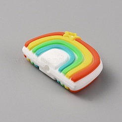 Силиконовые бусины&nbsp;SIL-WH0001-25A