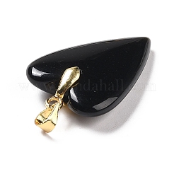 Природные подвески обсидиана&nbsp;X-G-E570-01G-10