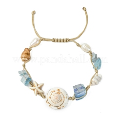3шт. браслеты из натуральных ракушек&nbsp;BJEW-TA00576