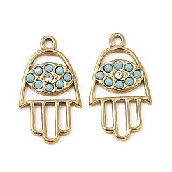 Вакуумное покрытие pvd нержавеющая сталь 201 с подвесками из стразов&nbsp;STAS-J401-VC826