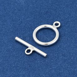 5 комплект из 925 серебряных колец с застежкой-тогл&nbsp;STER-BBC0002-18