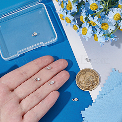 6 шт. 6 стиля 925 подвески из стерлингового серебра с кристаллами и стразами&nbsp;STER-BC0003-72