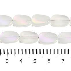 Стеклянные бусины с гальваническим покрытием &nbsp;EGLA-C009-01B-HR02