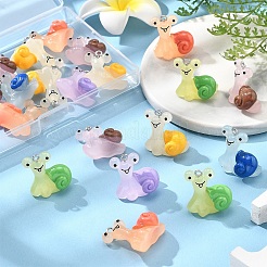 20 шт. подвески из смолы в виде улитки&nbsp;RESI-FS0002-12