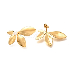 Серьги-гвоздики из нержавеющей стали 304&nbsp;EJEW-U039-01G