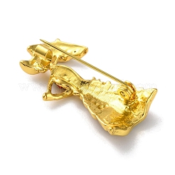 Модные золотые цинковые сплавы эмалевые булавки&nbsp;LS-JEWB-D068-01G-04