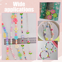 200шт акриловая рамка для бусин&nbsp;MACR-UN0001-04