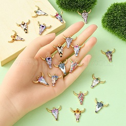 Подвески из сплава с принтом в 20 стилях&nbsp;ENAM-YW0003-86