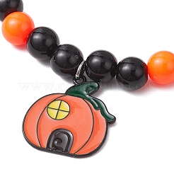 3 шт. браслеты с подвесками из сплава и эмали на Хэллоуин&nbsp;BJEW-JB12010