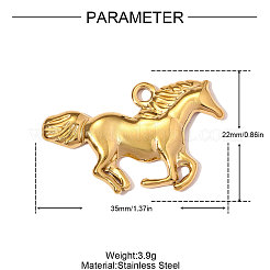 Подвески из нержавеющей стали 304&nbsp;STAS-OY008-43G