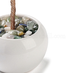 Украшения для елки из натуральной аметистовой крошки&nbsp;DJEW-M012-01G