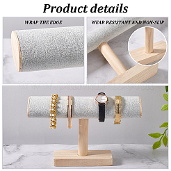 Подставки для браслетов из дерева и бархата&nbsp;ODIS-WH0061-40A