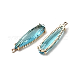 Латунь стекло кулоны&nbsp;GLAA-XCP0001-68A