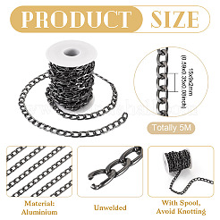 5м окисление алюминиевые кубинские звенья цепи&nbsp;CHA-TA0001-31