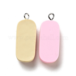 Овальные подвески из непрозрачной смолы&nbsp;RESI-G043-C04