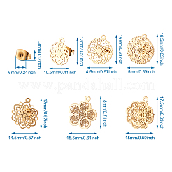 Фурнитура для сережек-гвоздиков из нержавеющей стали 304&nbsp;STAS-TA0004-31